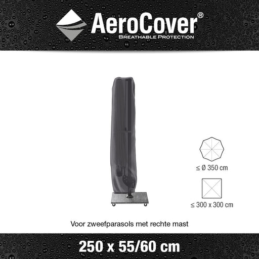Aerocover parasolhoes zweefparasol 250-55/60cm Van de Pol Meubelen