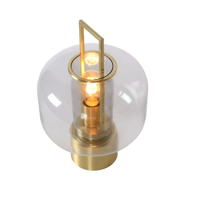 Tafellamp Lantaarn mat goud