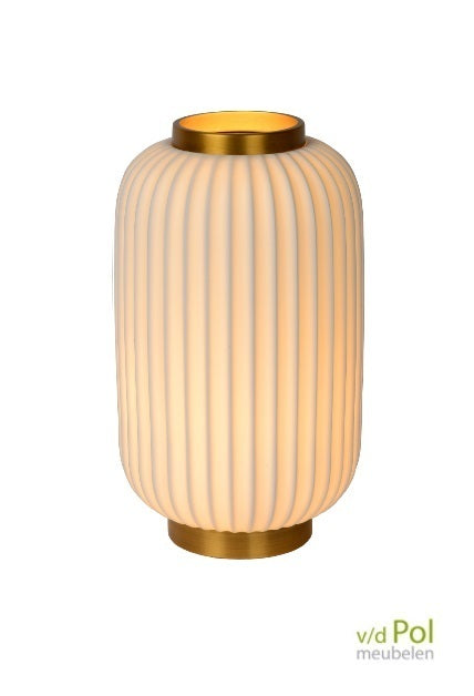 Tafellamp Lampion wit