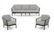 Loungeset sofa plus 2 loungestoelen Applebee