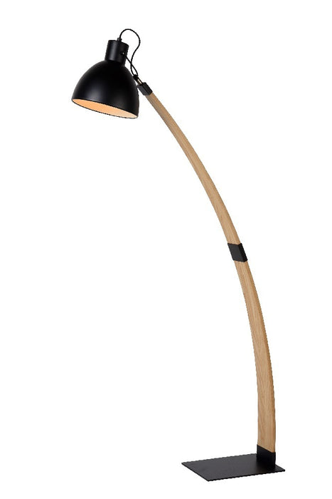 Houten leeslamp 143 cm