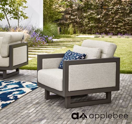 Applebee loungestoel Santorini Upholsterd