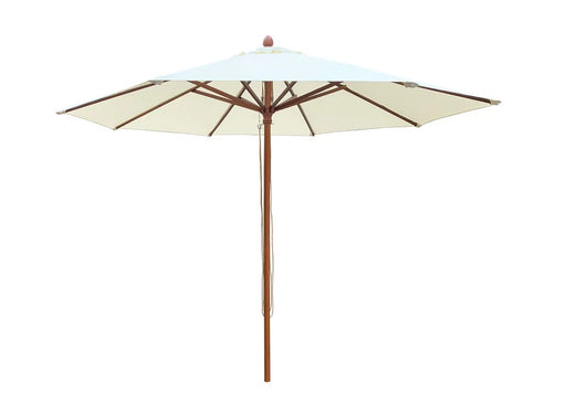 Lucia parasol hout van Borek Ø300 ecru