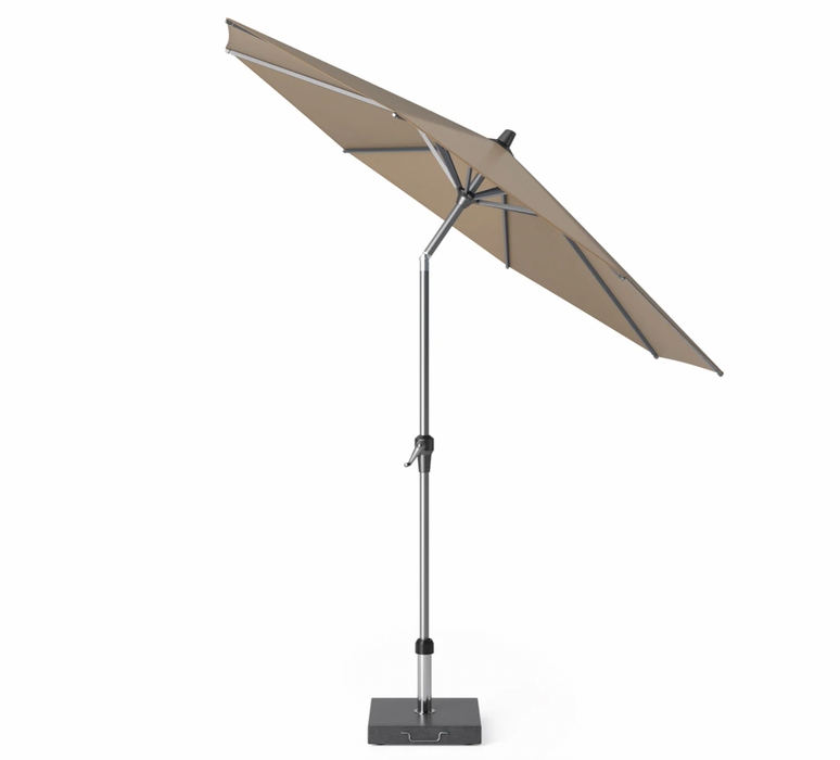 Platinum Riva kantelbare parasol rond 2,5 m wit