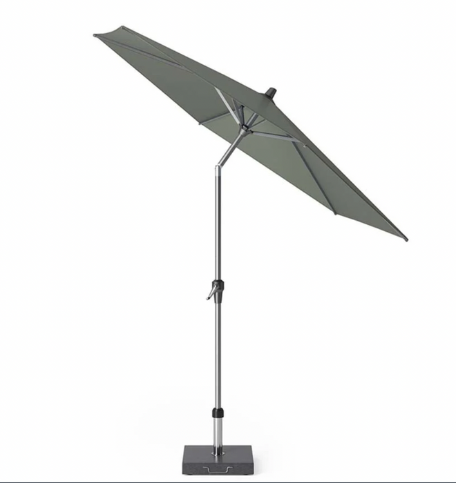 Platinum Riva kantelbare parasol rond 2,5 m wit