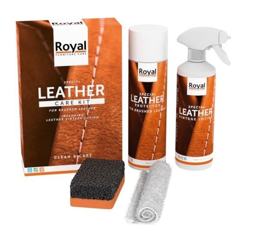 Verzorgingsset voor open leersoorten leather care kit