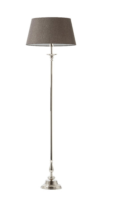 Vloerlamp nikkel âˆ… 19,5 cm