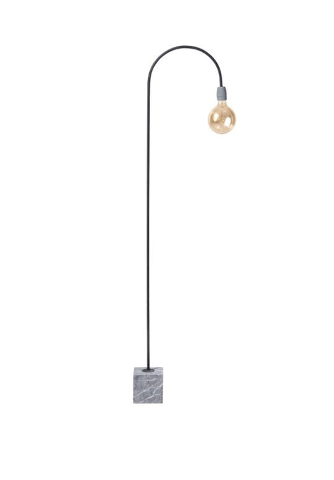 Vloerlamp Concrete Bow zwart