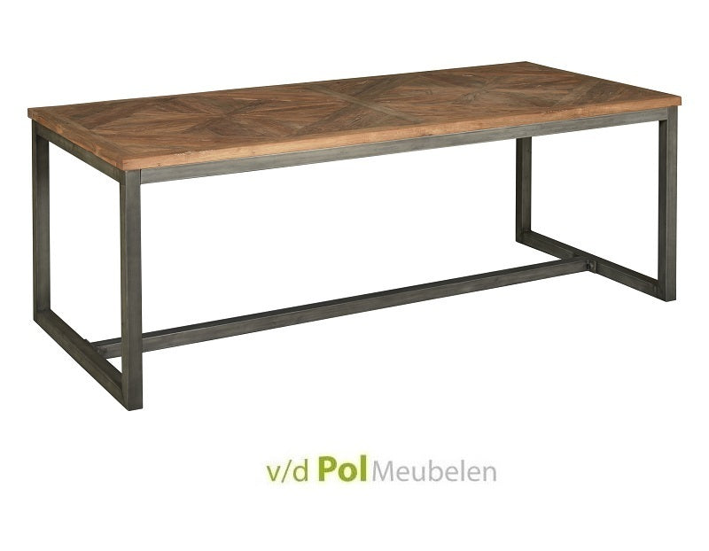 Mascio eettafel mozaiek hout 180 x 90 cm