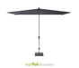 Riva Platinum parasol 300 x 200 cm antraciet
