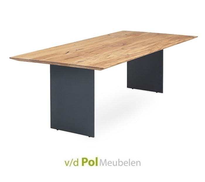 Nouvion tafel verjongd staalwang 140 - 300 cm