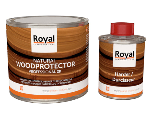 natural woodprotector 2k professionele matte lak voor hout