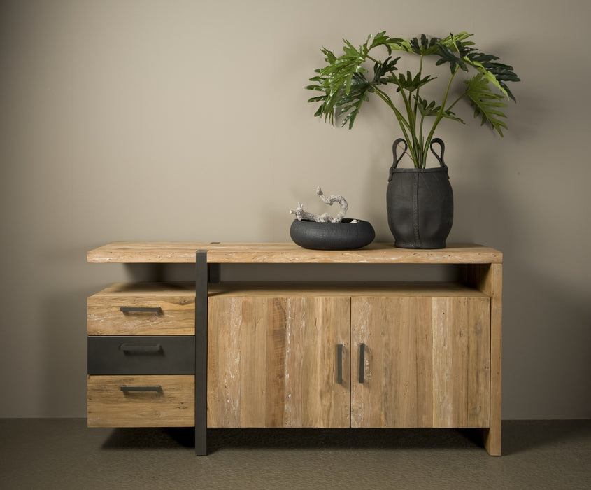 Lucca - Sidetable hout met lades 185cm