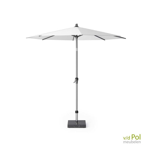 Platinum Riva kantelbare parasol rond 2,5 m wit 