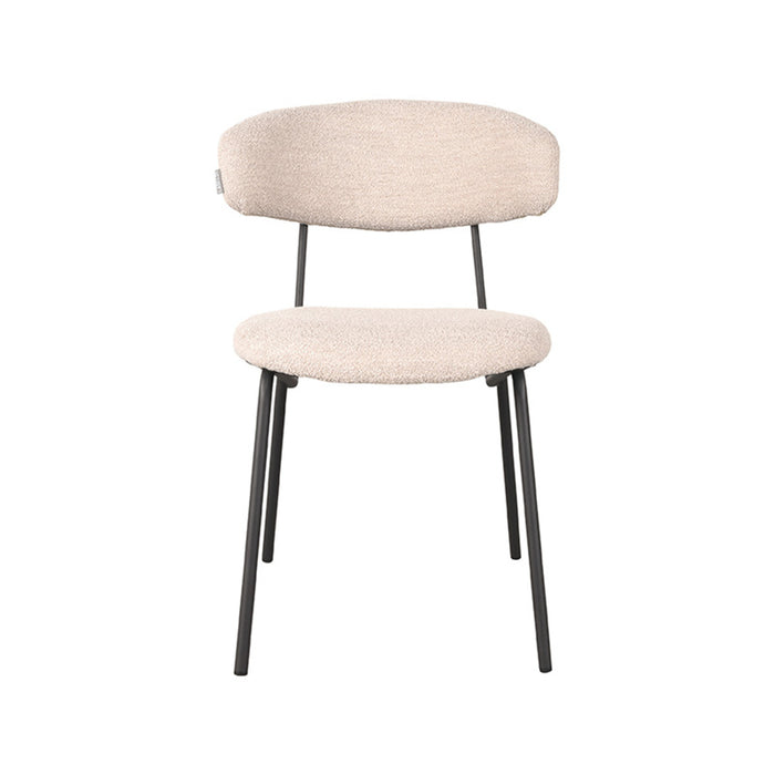 Boucle - Zack Eetkamerstoel - Naturel  - LABEL51