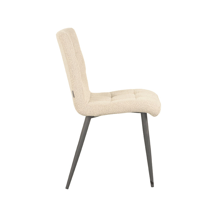 LABEL51 Eetkamerstoel Sam - Naturel - Boucle