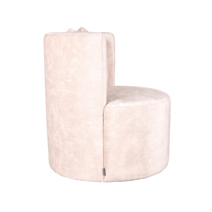 LABEL51 Fauteuil Evy - Natuurlijk - Velours 65 cm