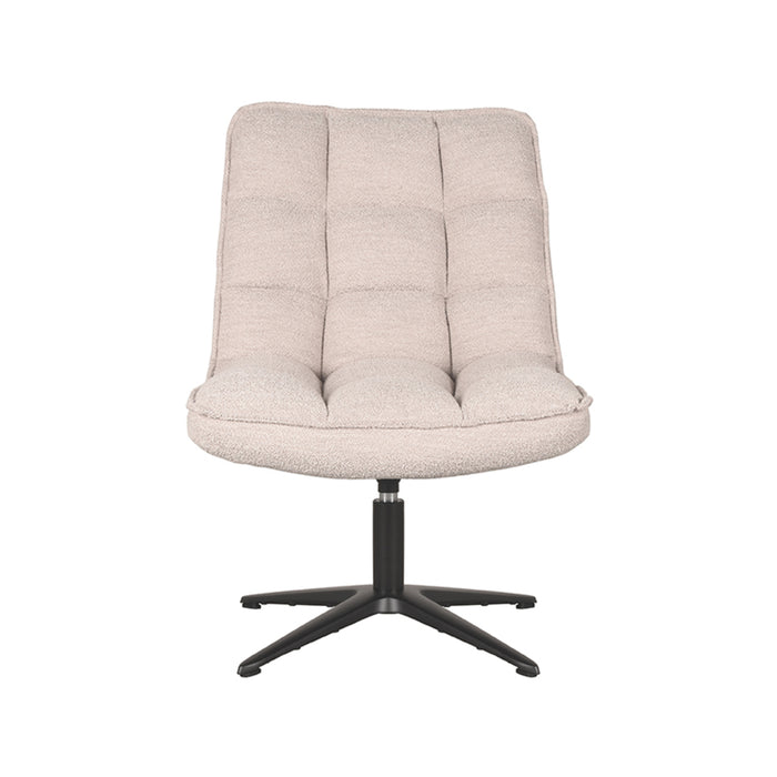 Vince LABEL51 draaibare Fauteuil - Naturel - Boucle