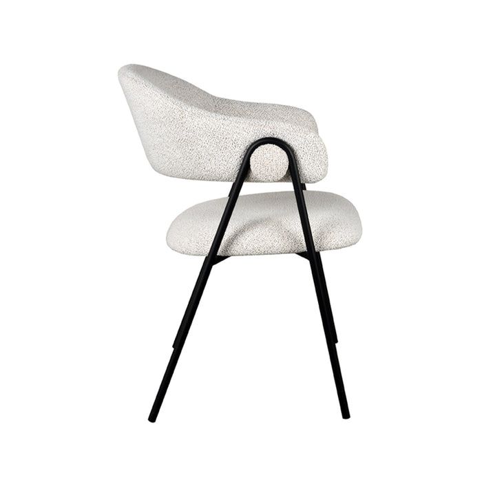 Eettafelstoel Lowen LABEL51 - Ivory - Boucle