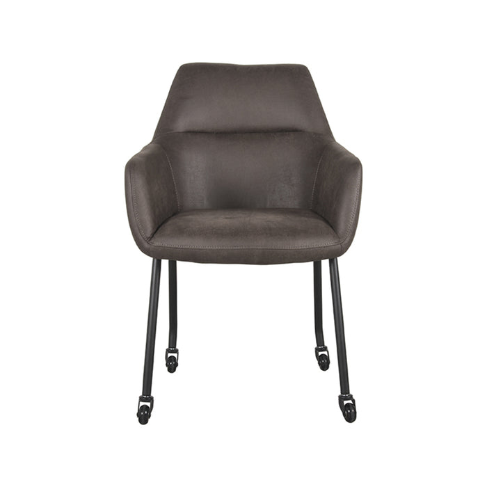 LABEL51 Eetkamerstoel Lenny - Antraciet