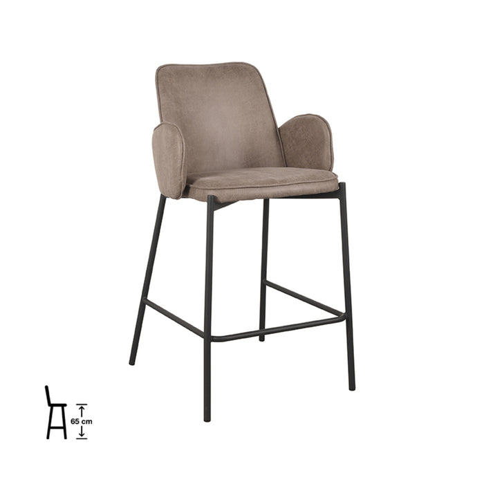 Joni Barkruk LABEL51 - Taupe - Zithoogte 65 cm
