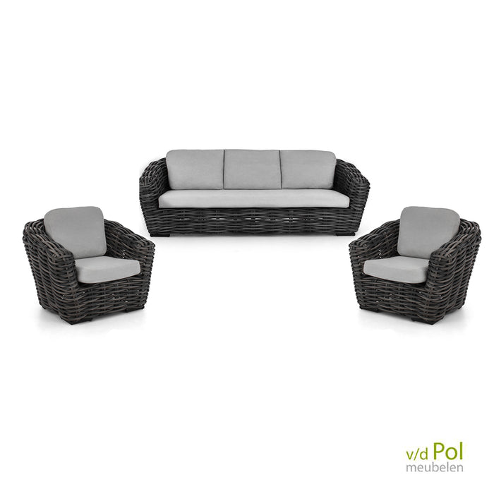 Applebee loungeset Palm Bay black wash