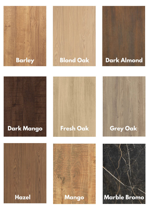 Ronde uitschuifbare eettafel 120-190 cm Mokka