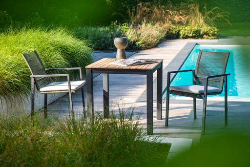 ishi grijs zwart tuinstoel yoi