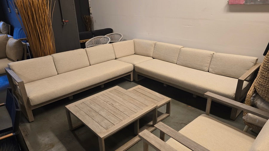 Grote teak loungeset Antigua Apple Bee - Showmodel