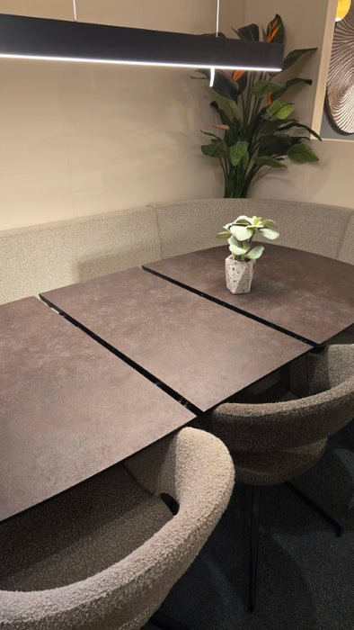 Bronze HPL uitschuiftafel - Mira
