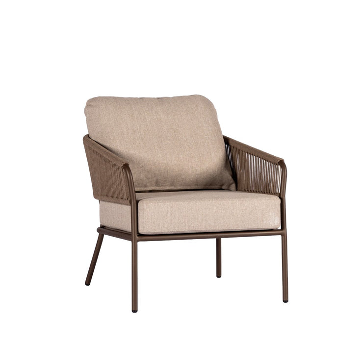 Low dining stoel Forio - Bronze