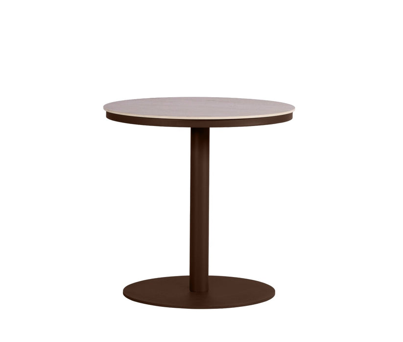 YOI bijzettafel Millor Ø50 cm brons tavertin