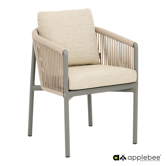 Bora Bora tuinstoel taupe - Apple Bee