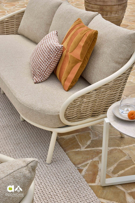 Pine Key loungeset oyster (6 personen) - Apple Bee