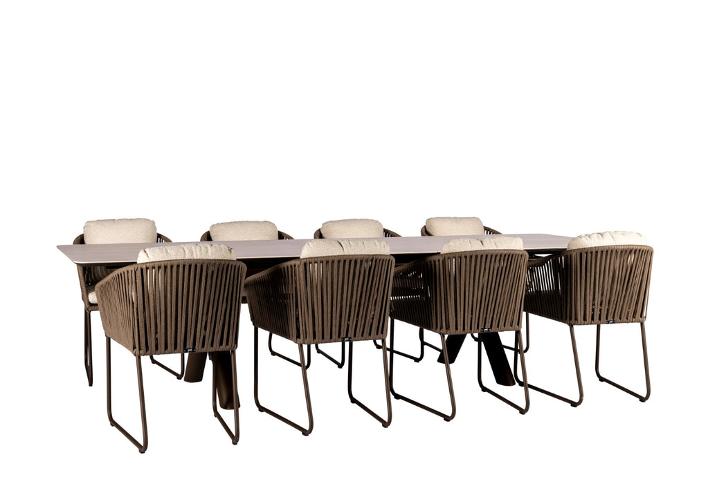 YOI Maratea tuinset met Calera stoelen - Bronze