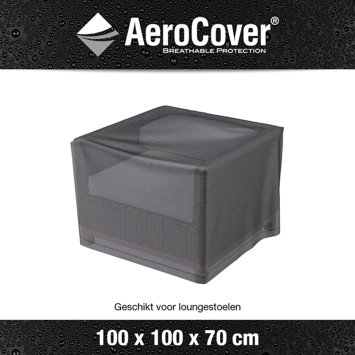 Aerocover hoes voor loungestoel 100x100 cm vierkant