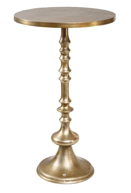 Hoge bijzettafel / plantentafel Gemma - goud kleur - PTMD