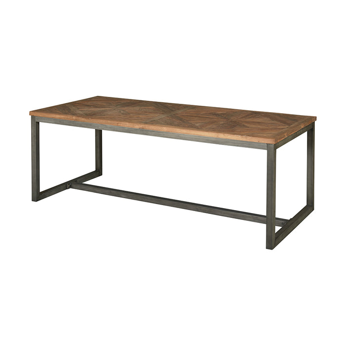 Mascio houten eettafel mozaiek 160 cm