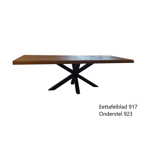dutch-oak-steel-eiken-tafel-houten-spinpoot-boomstamblad