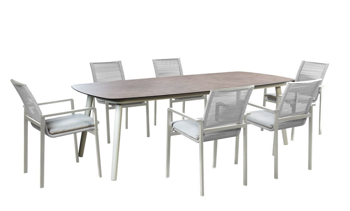Tuinset Yoi Ishi dining 6-persoons