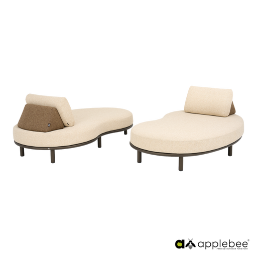 2 persoons organisch ligbed moon island apple bee