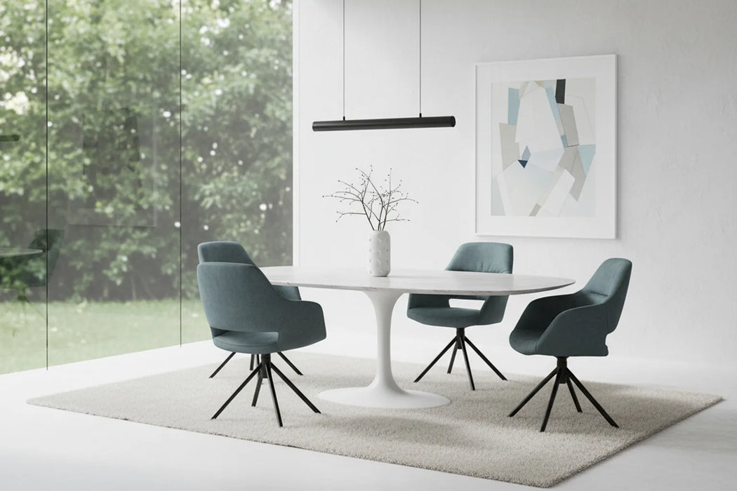 360° draaisysteem eetstoel olivia