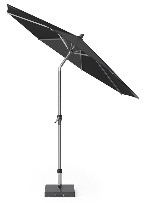 Stokparasol Platinum Riva Ø250 cm – olijf, taupe, wit & antraciet