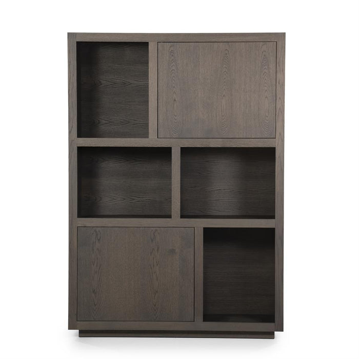 96265-Helsinki-wand-vakken-opberg-kast-120x170cm-taupe-eiken-fineer-hout-2deuren-4open-vakken-utrecht-eleonora-softclose