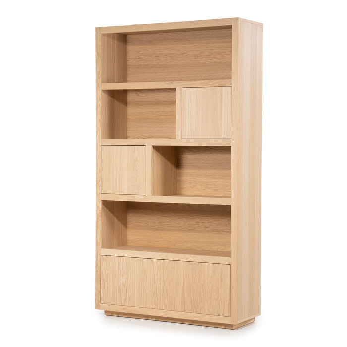 96287-Helsinki-wand-vakken-opberg-kast-120x220cm-naturel-eiken-fineer-4deuren-4open-vakken-utrecht-softclose-eleonora