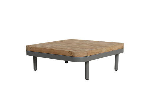 Salontafel Maui Applebee aluminium taupe/teak