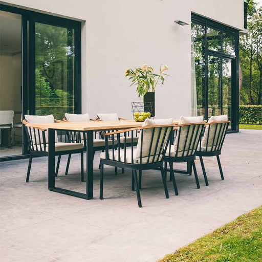 Apple bee Condor diningset zwart 
