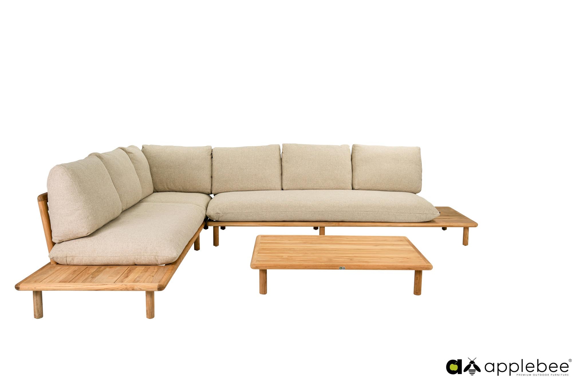 Applebee Sling teak loungebank 242 | V/d Pol — VandePolMeubelen