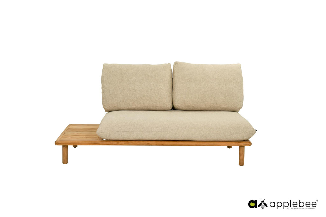 Apple Bee Sling Cotton Flower sofa 2-zits 175 teak rechts