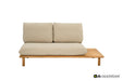 Apple Bee Sling Cotton Flower sofa 2-zits 175 teak links